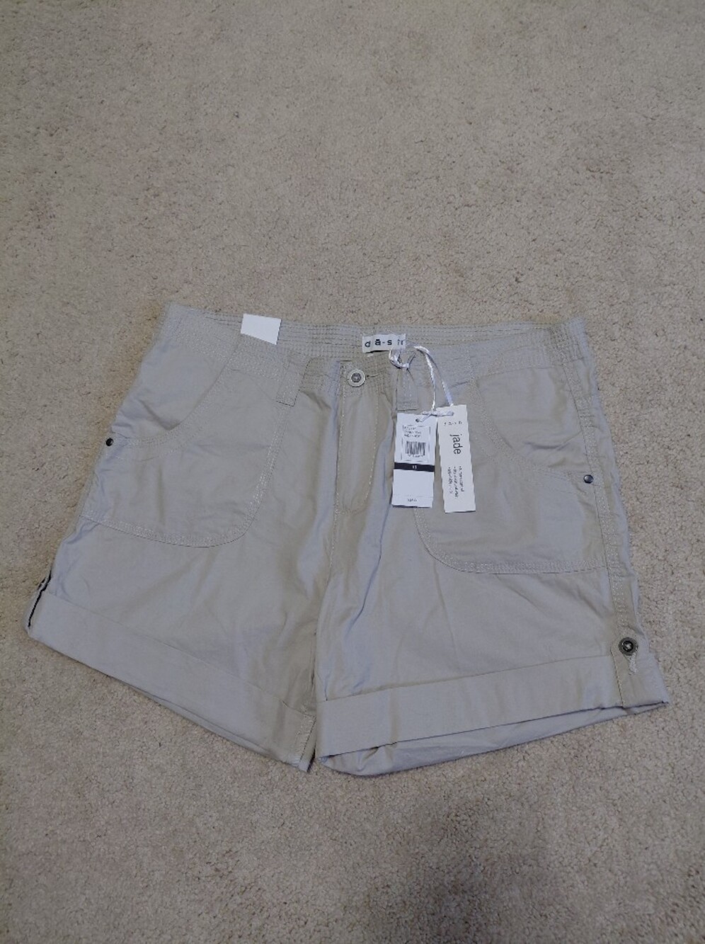 Dash Women's Shorts in Light Taupe - Picture 4 of 6